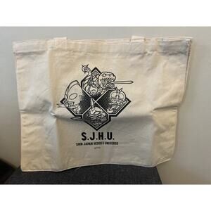 Shin Japan Heroes Universe Art Vignette Tote Bag Neon Genesis Evangelion Godzill